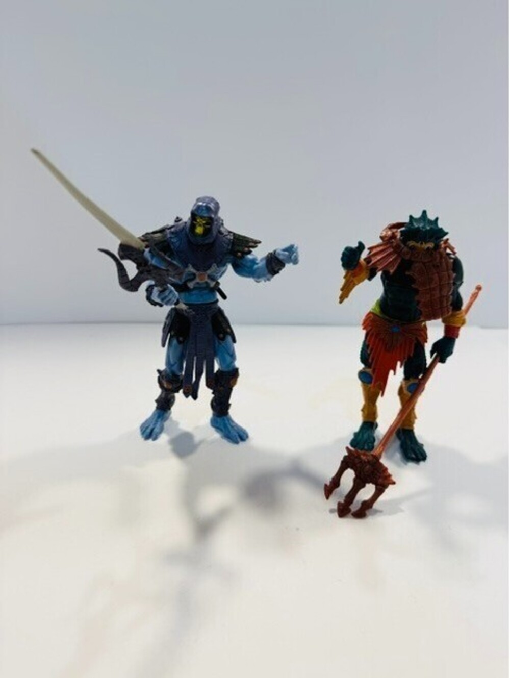 2002 Mattel Masters of the Universe 200X Skeletor & Mer-Man Action Figures MOTU